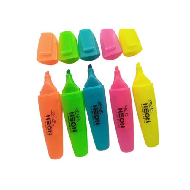 Dollar Neon Highlighter 1pc