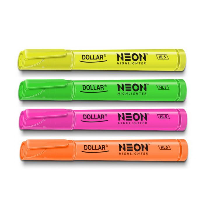 Dollar Neon Highlighter 1pc
