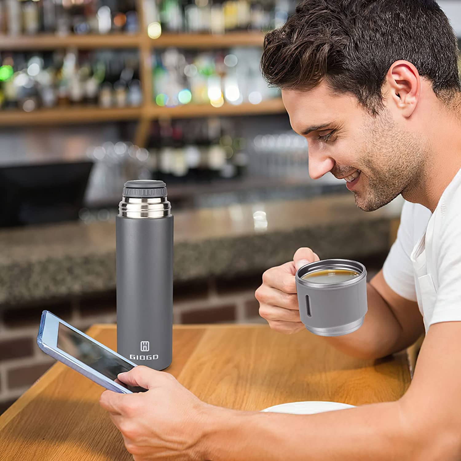 Stainless Steel Water Bottle Vacuum Flasks Insulated Cup 500ml