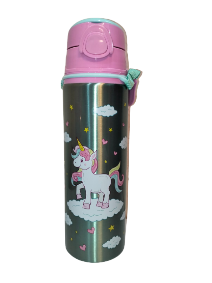 Magnum Stainless Steel Thermo School Water Bottle 750ml (Pink)