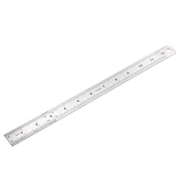 Sensa Silver Steel Ruler 12"