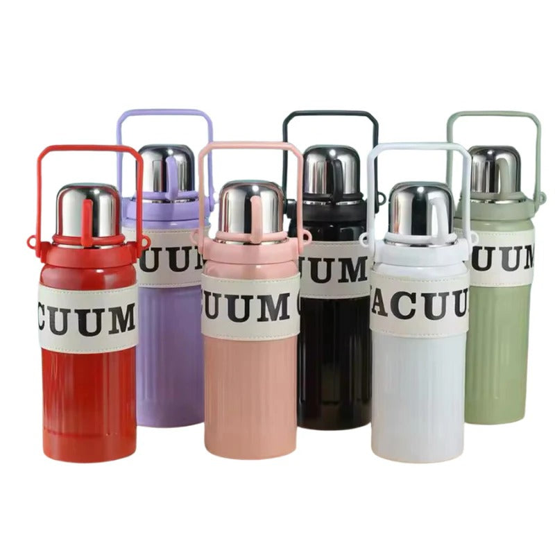 Stainless Steel Portable Handheld Water Bottle 1000ml