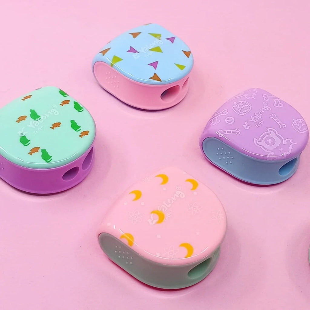 Yalong To GO Pastel Colors Double Hole Sharpener
