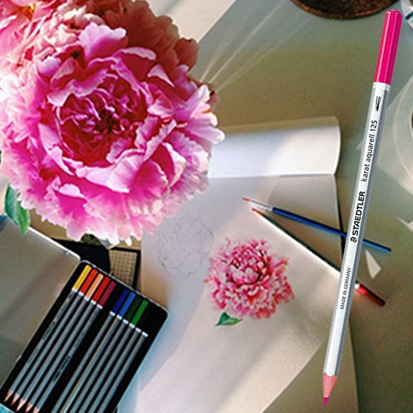 Staedtler Karat Aquarell Pencil Pink Single Piece