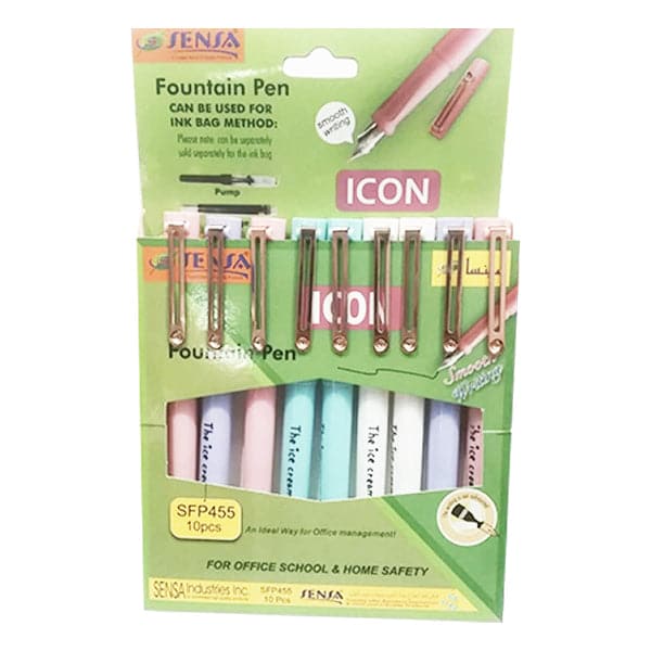 Sensa Icon Fountain Pen Pack of 10